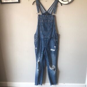 Abercrombie & Fitch Blue Jean Overalls Small